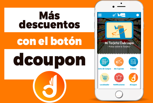 dCoupon en la App de Lupa