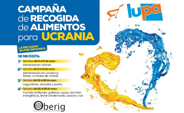 Campaña regional de recogida de alimentos con destino a Ucrania