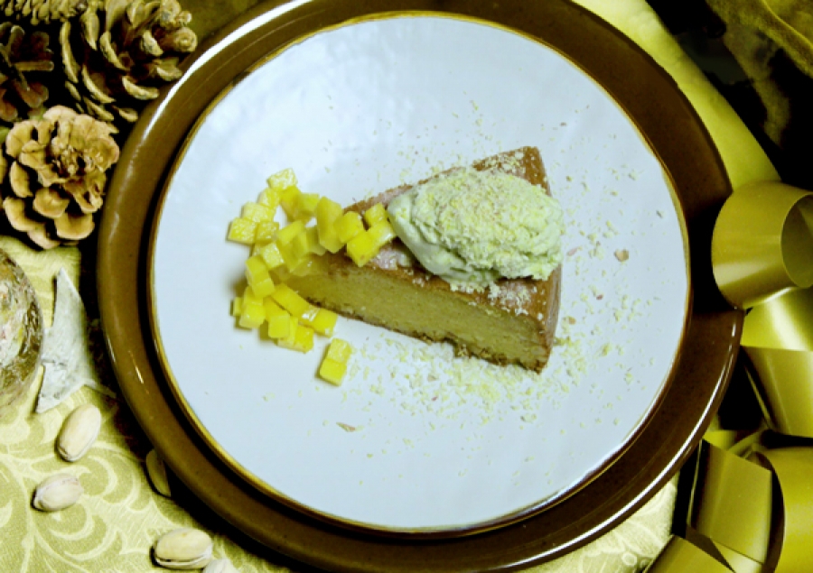 Esponjoso de turrón de Jijona