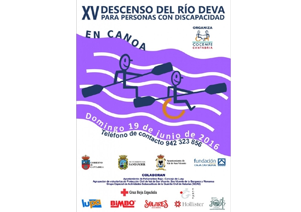 Descenso del Río Deva para personas con discapacidad 2016