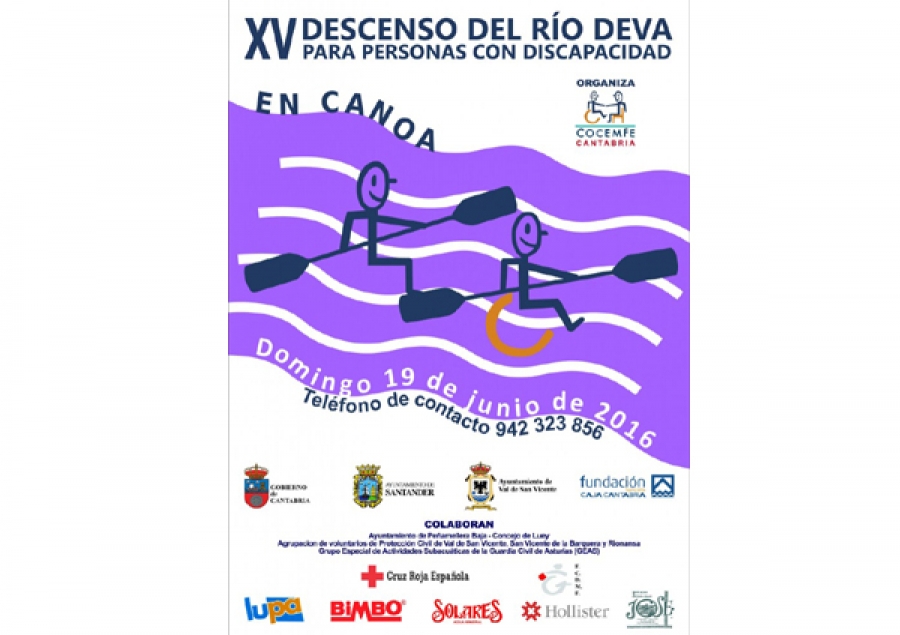 Descenso del Río Deva para personas con discapacidad 2016