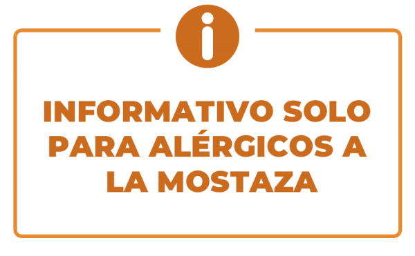 Informativo solo para alérgicos a la mostaza