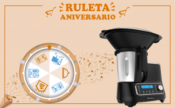 Ganadores sorteo Robots de cocina - Ruleta Aniversario