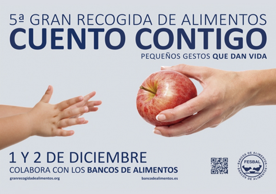 SÚMATE A LA 5ª GRAN RECOGIDA ANUAL DE ALIMENTOS 2017